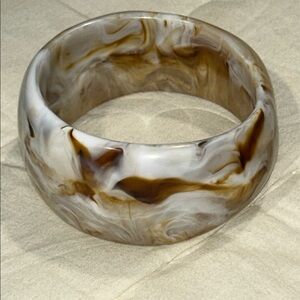 Boho Marbled Gradient Statement Cuff | Trendy Chunky Jewelry